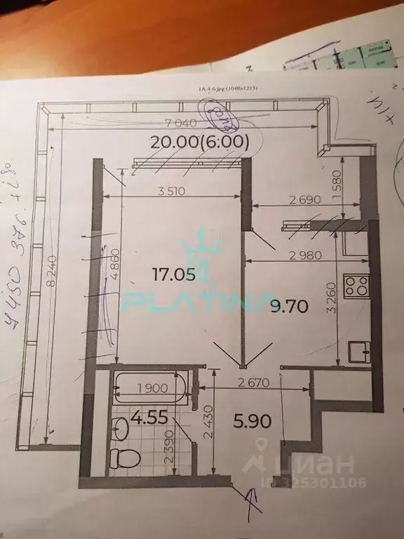 2-к кв. Татарстан, Казань Шоссейная ул., 57 (50.0 м) - Фото 2