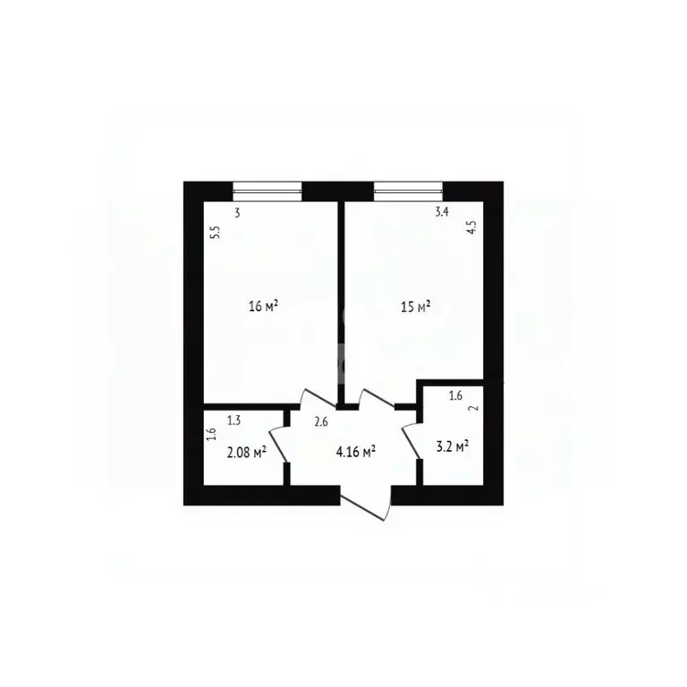 1-к кв. Дагестан, Дербент пер. Карла Маркса, 98к1 (42.0 м) - Фото 2