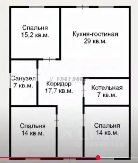 Дом в Краснодарский край, Северский район, Ильское городское ... - Фото 1