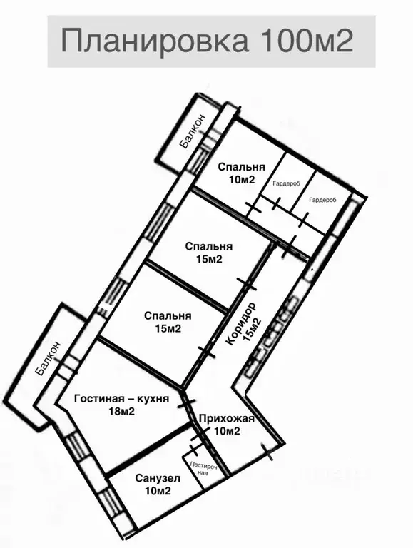 4-к кв. Москва Новорязанская ул., 16/11С1 (100.0 м) - Фото 1