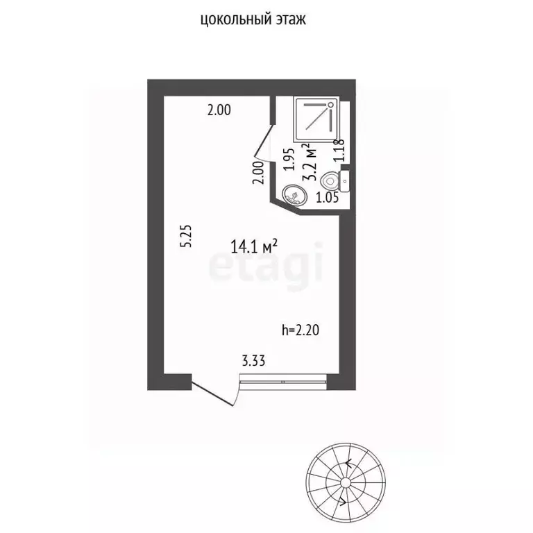 Гараж в Крым, Ялта ул. Суворовская, 21А (88 м) - Фото 2