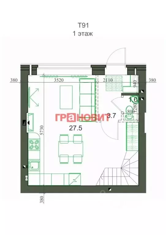 Дом в Новосибирская область, Новосибирский район, Мичуринский ... - Фото 1