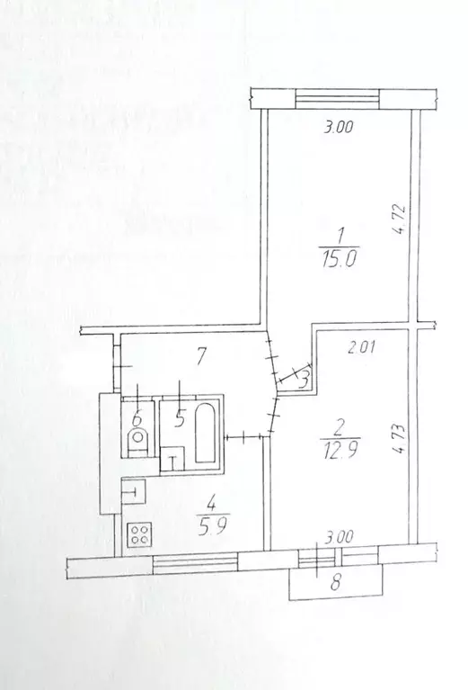 2-к кв. Московская область, Красногорск городской округ, пос. ... - Фото 2