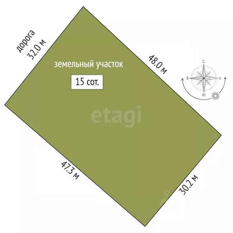 Участок в Вологодская область, Грязовецкий муниципальный округ, д. ... - Фото 1