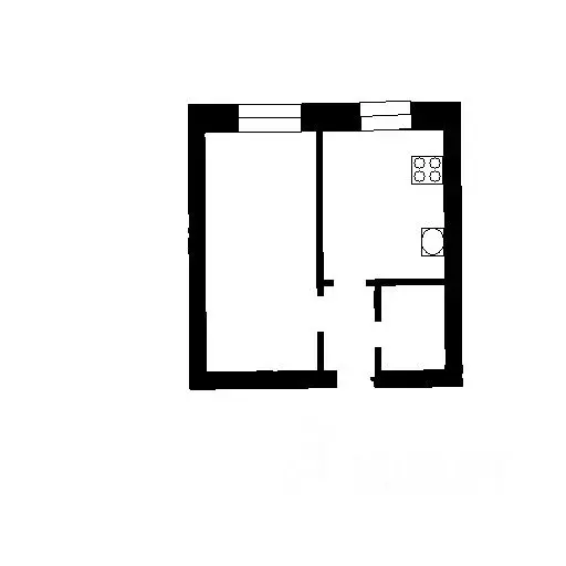 1-к кв. Санкт-Петербург пос. Шушары, Московское ш., 264 (32.7 м) - Фото 2