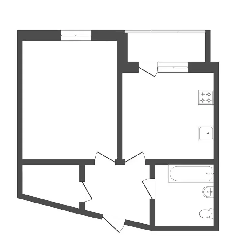 1-комнатная квартира: Кондратово, улица Садовое Кольцо, 8 (29 м) - Фото 0
