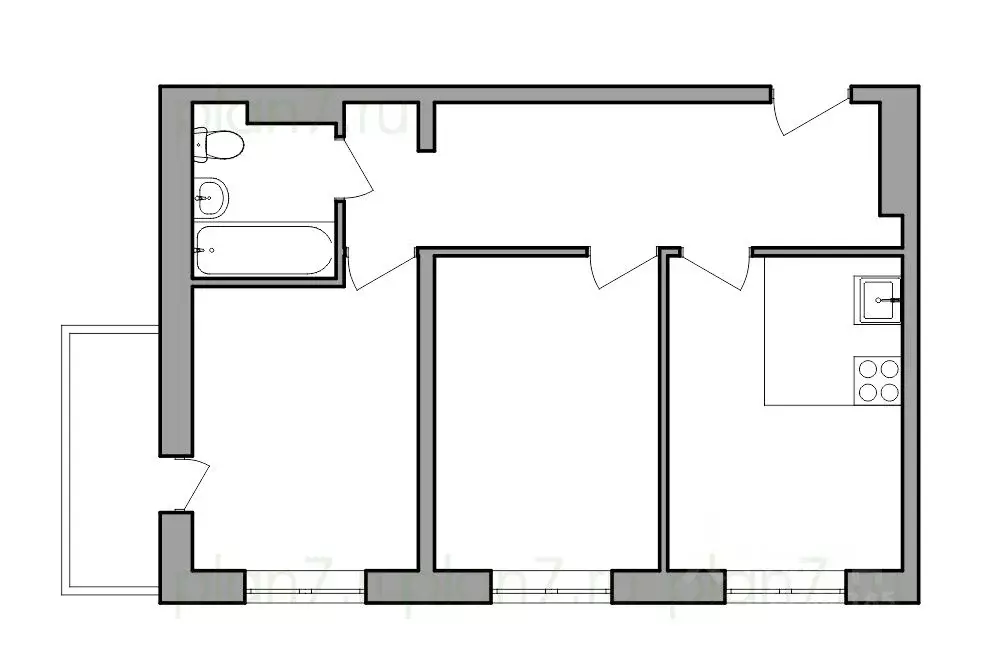 2-к кв. Иркутская область, Иркутск Ново-Ленино мкр, Территория 1-й ... - Фото 0