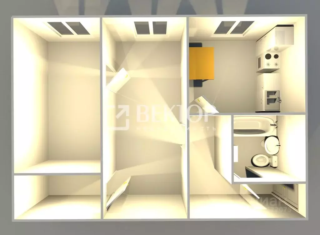 2-к кв. Ярославская область, Ярославль Липовая Гора жилрайон, ул. ... - Фото 2