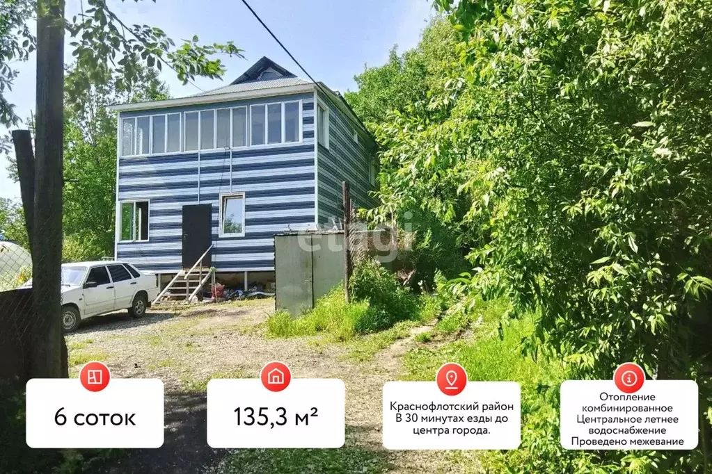 Дом в Хабаровский край, Хабаровск пер. Голубкова (135 м) - Фото 0