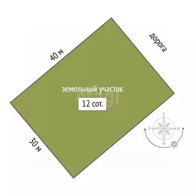 Участок в Крым, Черноморский район, Окуневское с/пос, с. ... - Фото 2