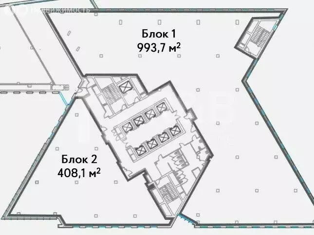 Офис (1407.8 м) - Фото 1