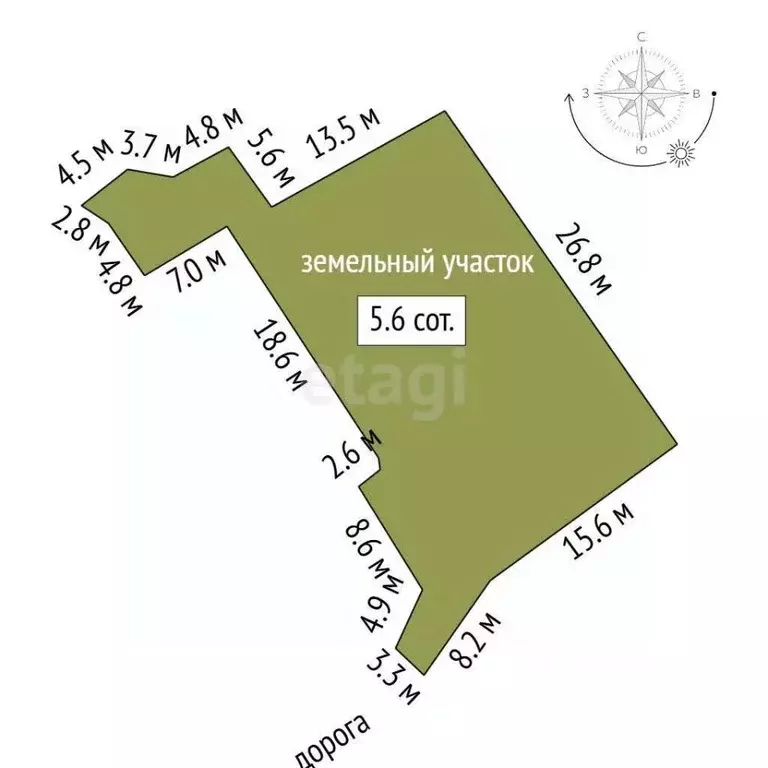 Участок в Ростовская область, Ростов-на-Дону Мясникован мкр, ул. ... - Фото 1