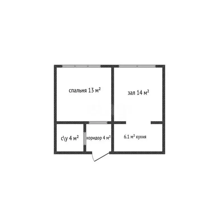 2-комнатная квартира: Махачкала, проспект Петра I, 103Вк2 (46.1 м) - Фото 1