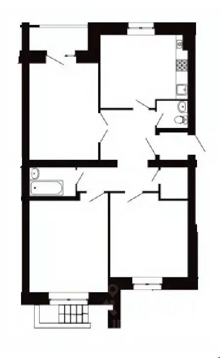 3-к кв. Костромская область, Кострома ул. Свердлова, 118А (90.85 м) - Фото 0