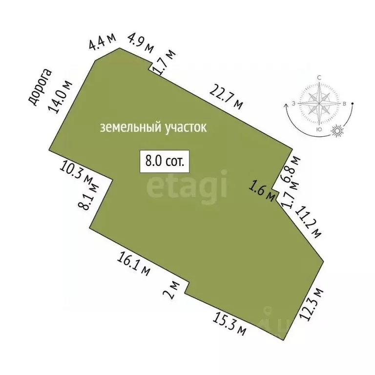 Дом в Тюменская область, с. Ярково пер. Дорожный (62 м) - Фото 2