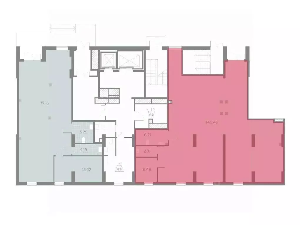 Офис в Санкт-Петербург просп. Крузенштерна, 4 (150 м) - Фото 2