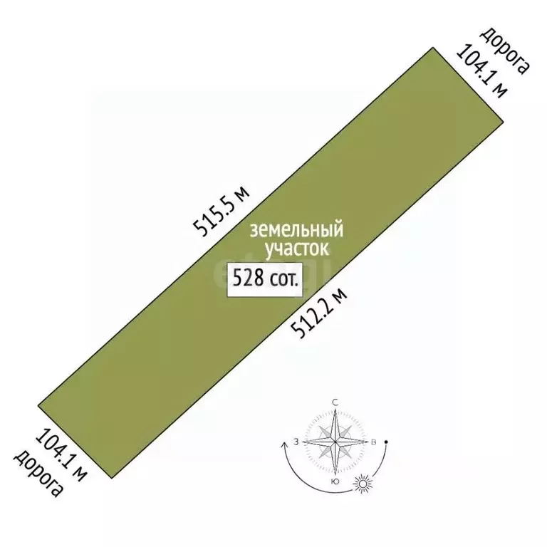 Участок в Крым, Черноморский район, с. Новосельское  (528.0 сот.) - Фото 2