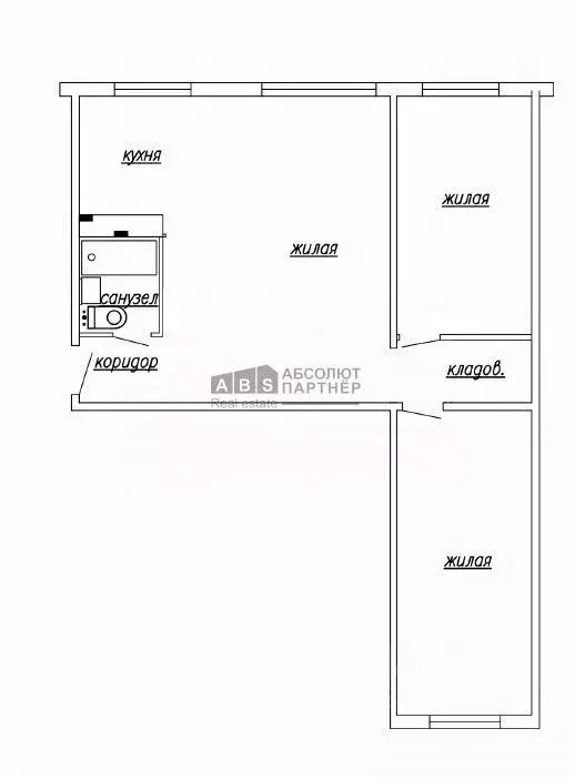 3-к кв. Новгородская область, Великий Новгород Район Софийская ... - Фото 2