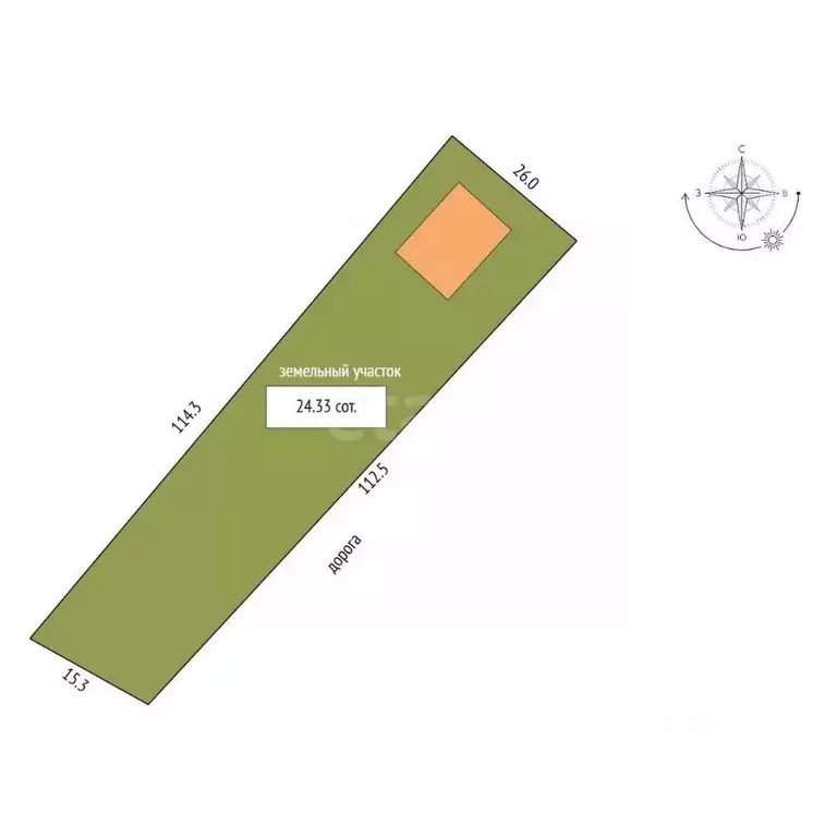 Дом в Мордовия, Чамзинский район, с. Сабур-Мачкасы Советская ул., 86 ... - Фото 1