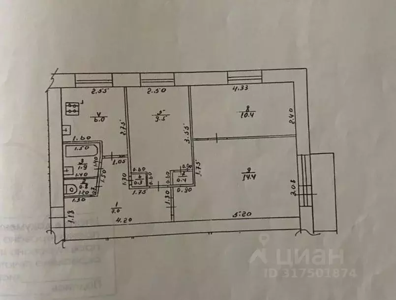 3-к кв. Тверская область, Торжок Красноармейская ул., 37 (51.0 м) - Фото 0