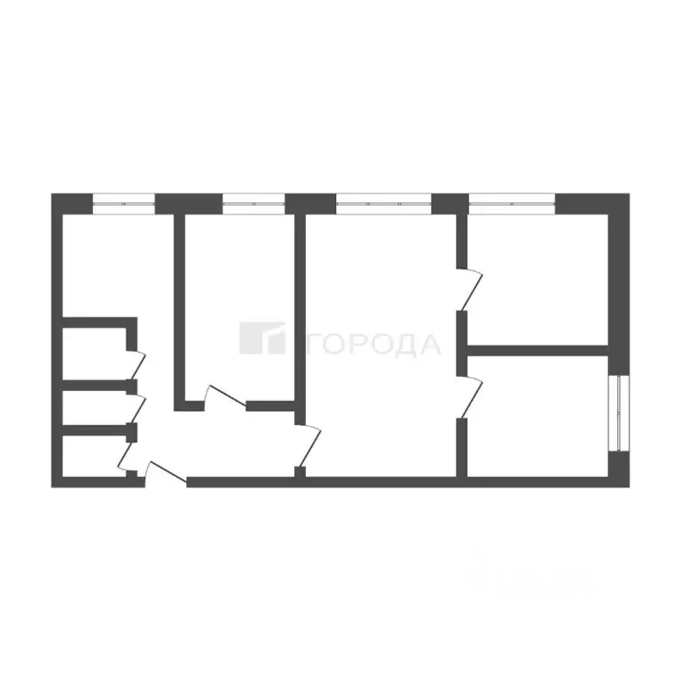 4-к кв. Кемеровская область, Новокузнецк ул. Веры Соломиной, 8 (60.5 ... - Фото 2