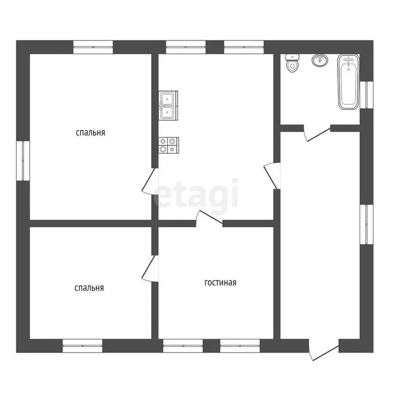 Дом в Мичуринск, Январская улица (70.4 м) - Фото 1