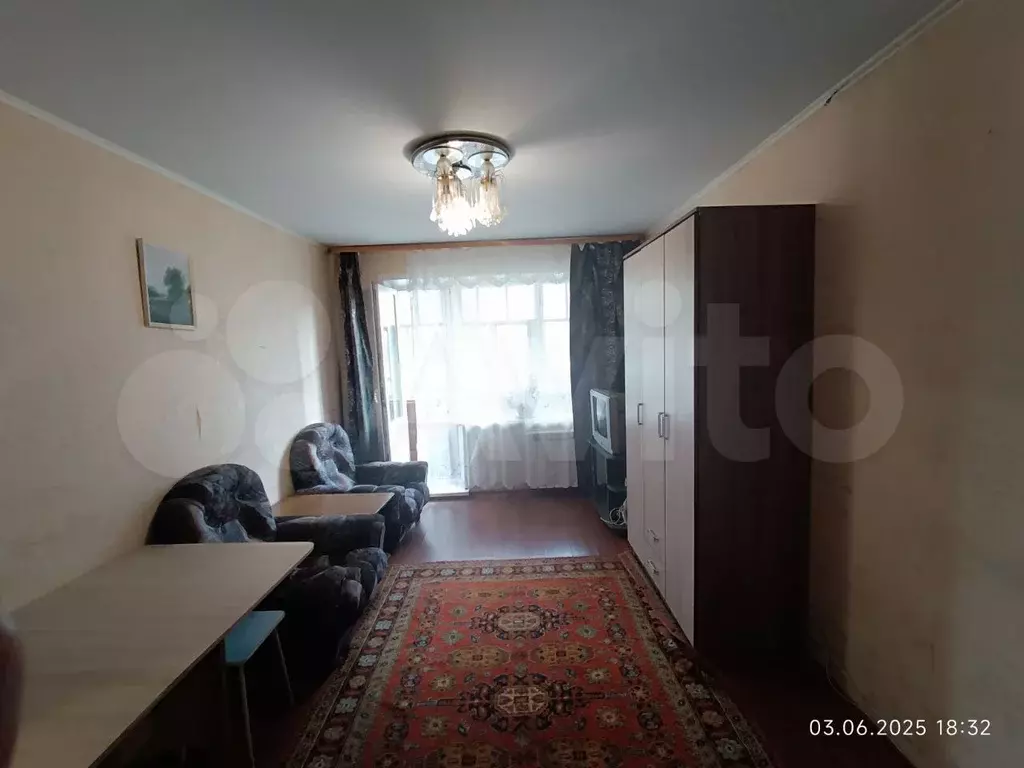 1-к. квартира, 32 м, 1/5 эт. - Фото 1