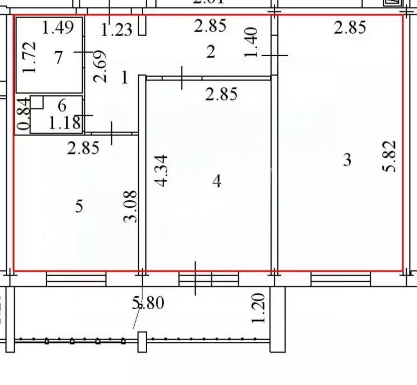2-к кв. Челябинская область, Челябинск просп. Краснопольский, 12 (50.0 ... - Фото 2