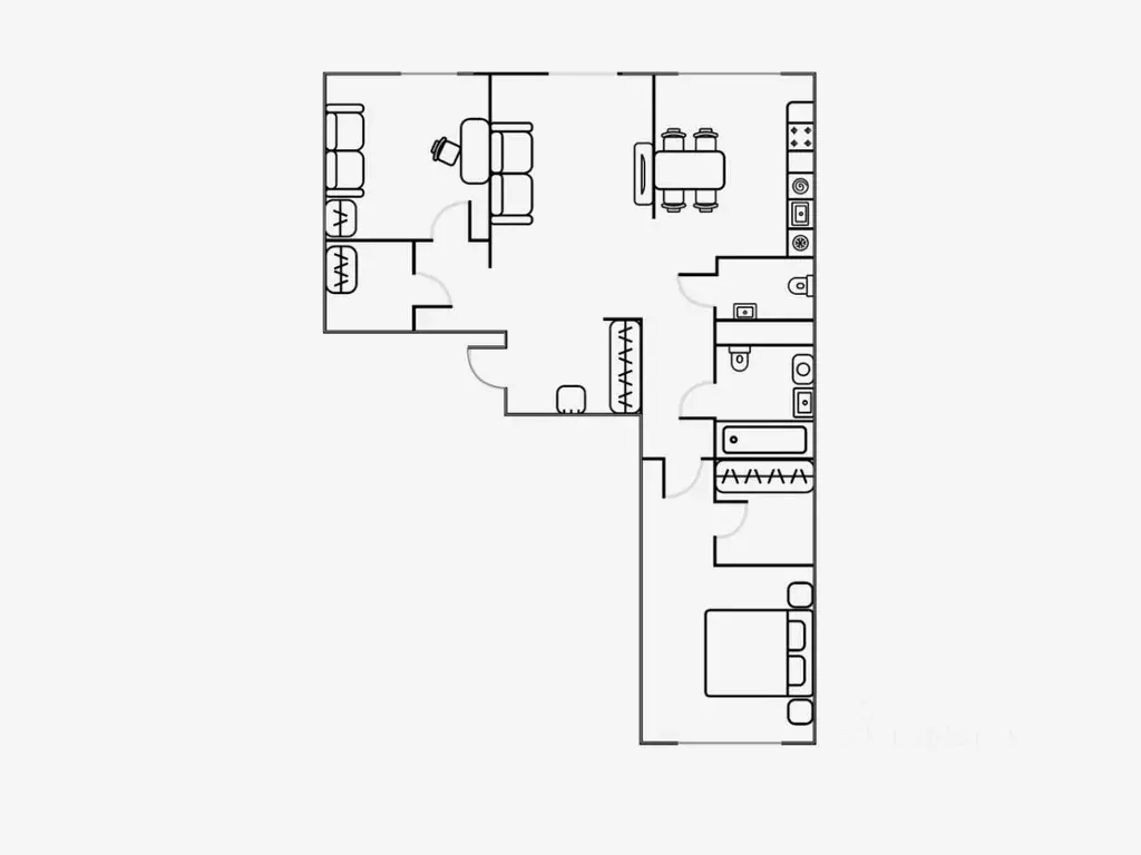 3-к кв. Свердловская область, Екатеринбург ул. Шаумяна, 24 (76.0 м) - Фото 2