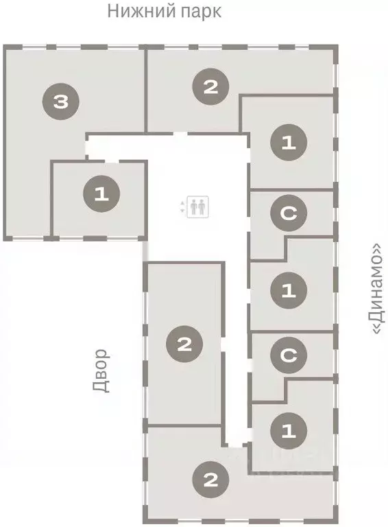 1-к кв. Липецкая область, Липецк пл. Петра Великого, 1 (35.75 м) - Фото 1