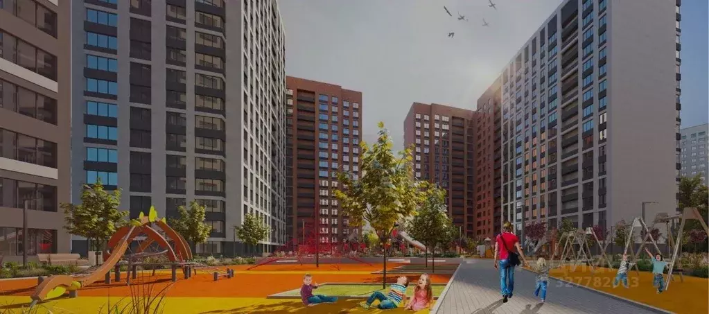 1-к кв. Липецкая область, Липецк Поколение жилой комплекс (40.8 м) - Фото 2