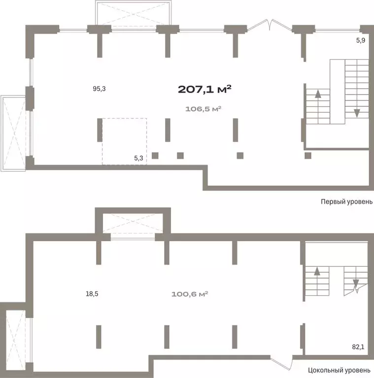 Помещение свободного назначения (207.12 м) - Фото 1