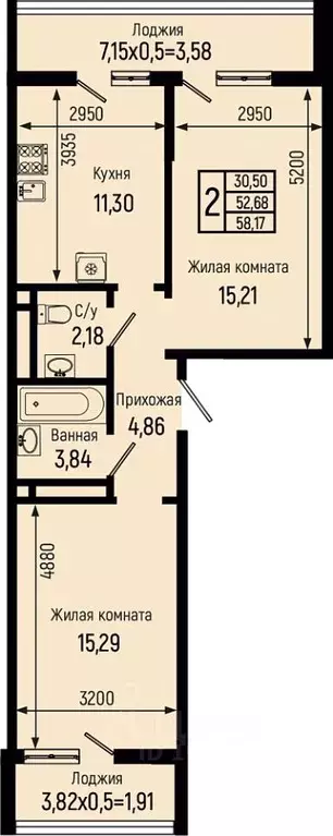 2-к кв. Краснодарский край, Туапсинский муниципальный округ, с. Небуг ... - Фото 0