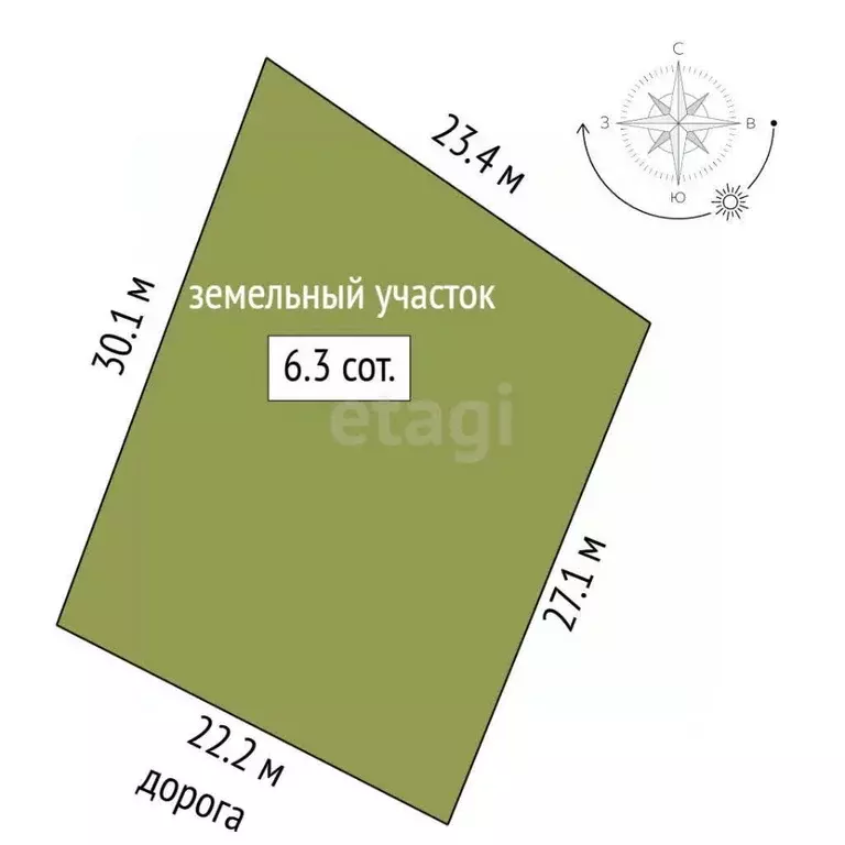 Участок в Ставропольский край, Кисловодск Зори Кавказа СНТ,  (6.34 ... - Фото 1