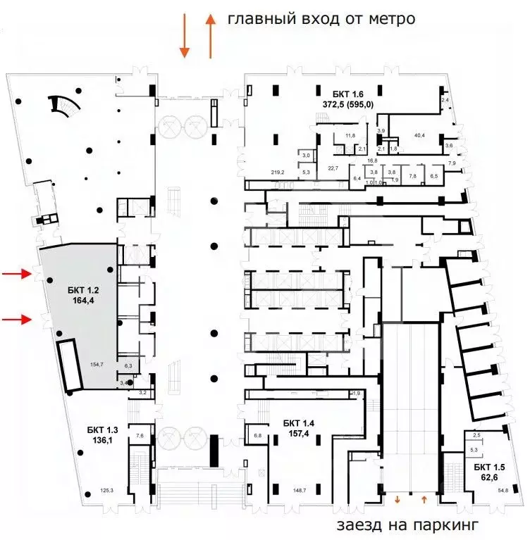 Торговая площадь в Москва ул. Шеногина, вл2/11 (164 м) - Фото 2