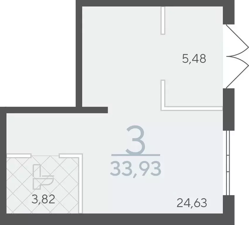 Офис (33.93 м) - Фото 2