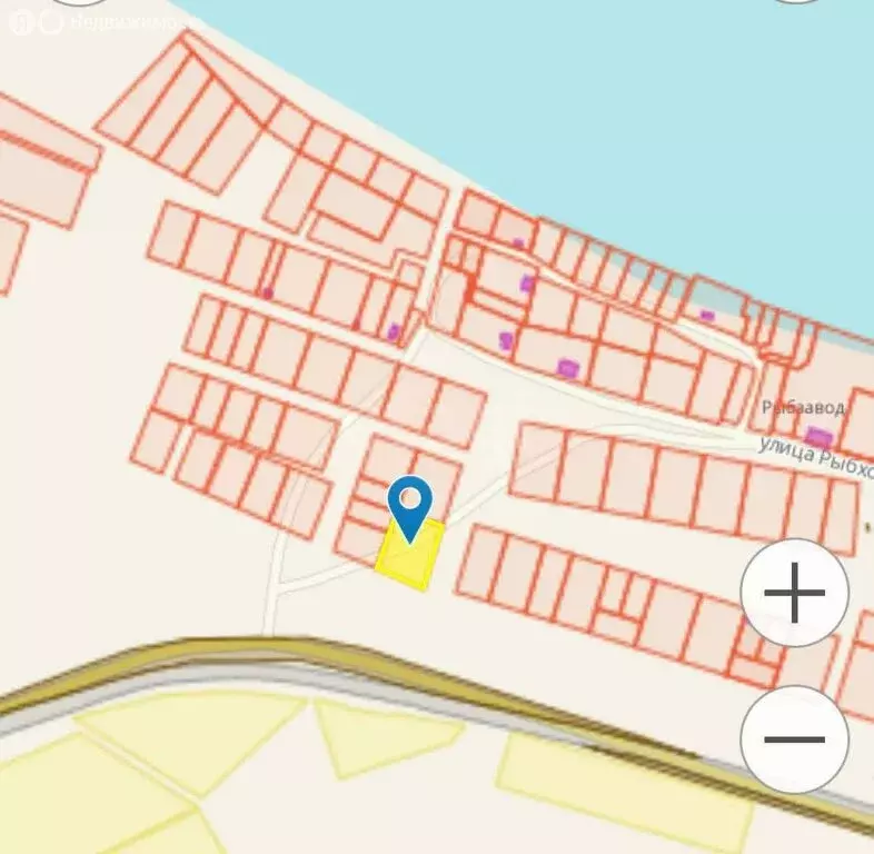 Участок в село Гусиное Озеро, переулок Рыбхоз (23.69 м) - Фото 1