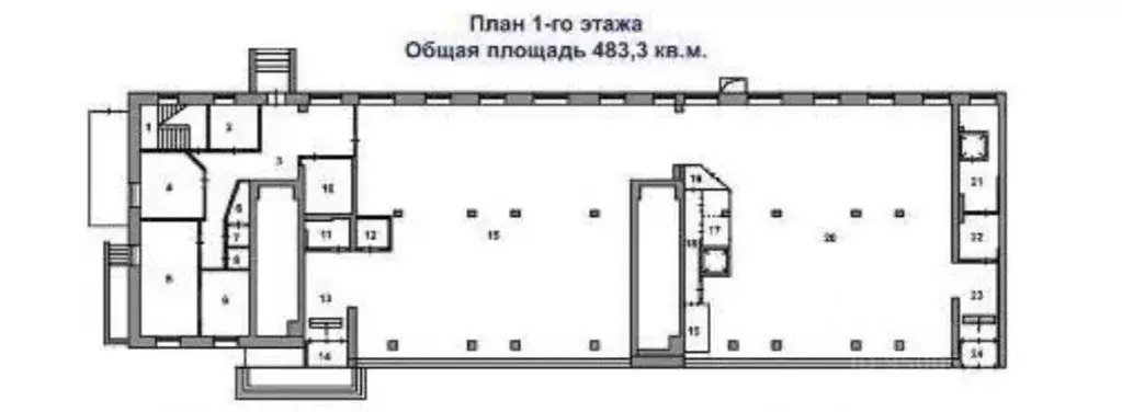 Помещение свободного назначения в Москва ул. Серпуховский Вал, 5 (897 ... - Фото 2