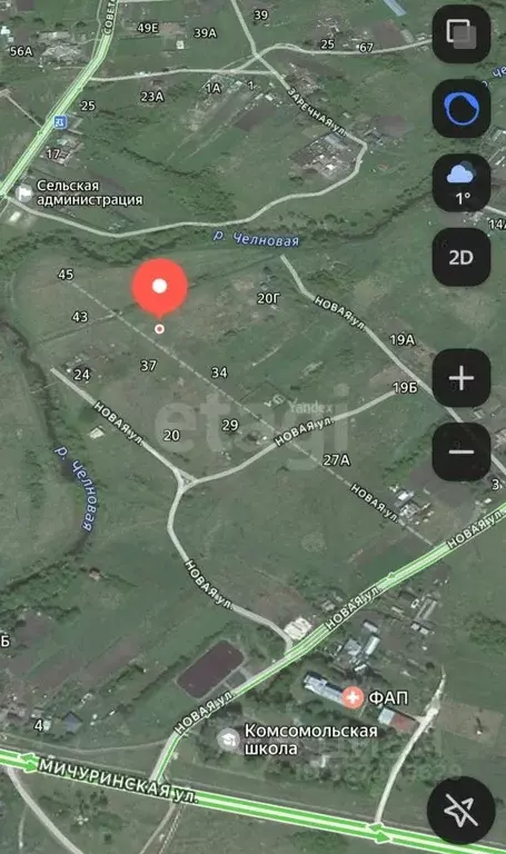 Участок в Тамбовская область, Тамбовский муниципальный округ, с. Лысые ... - Фото 1