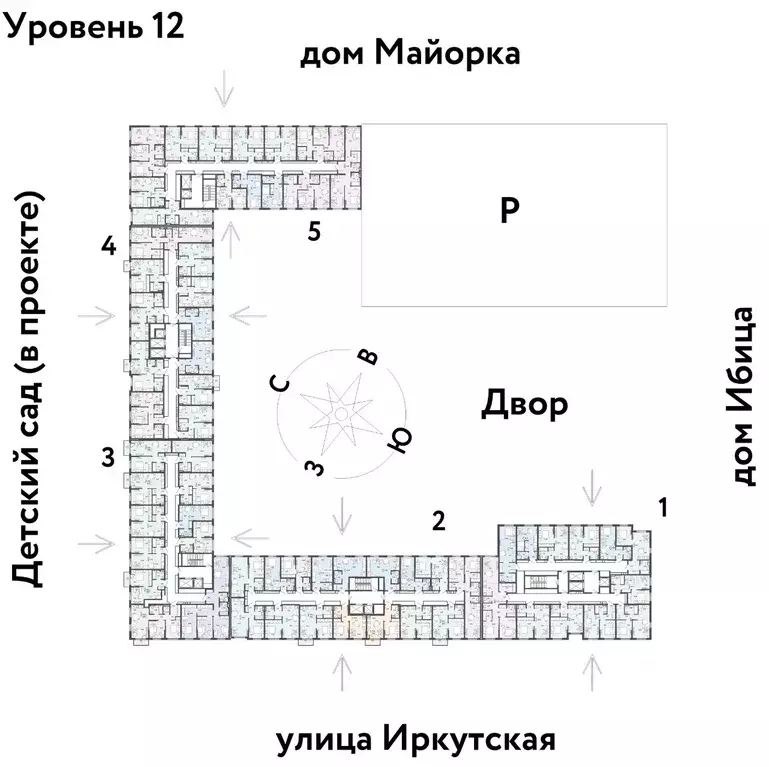 Студия Тюменская область, Тюмень ДОК мкр, ул. Ярославская (24.29 м) - Фото 1