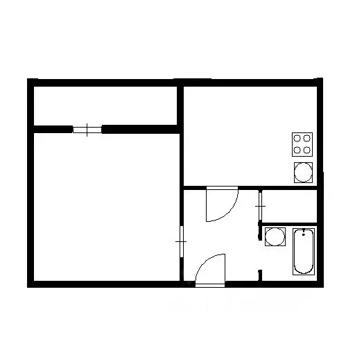 1-к кв. Санкт-Петербург, Санкт-Петербург, Пушкин Кедринская ул., 12 ... - Фото 1