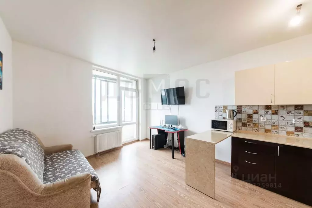 Студия Свердловская область, Екатеринбург Уктус жилрайон, Светлый мкр, ... - Фото 1