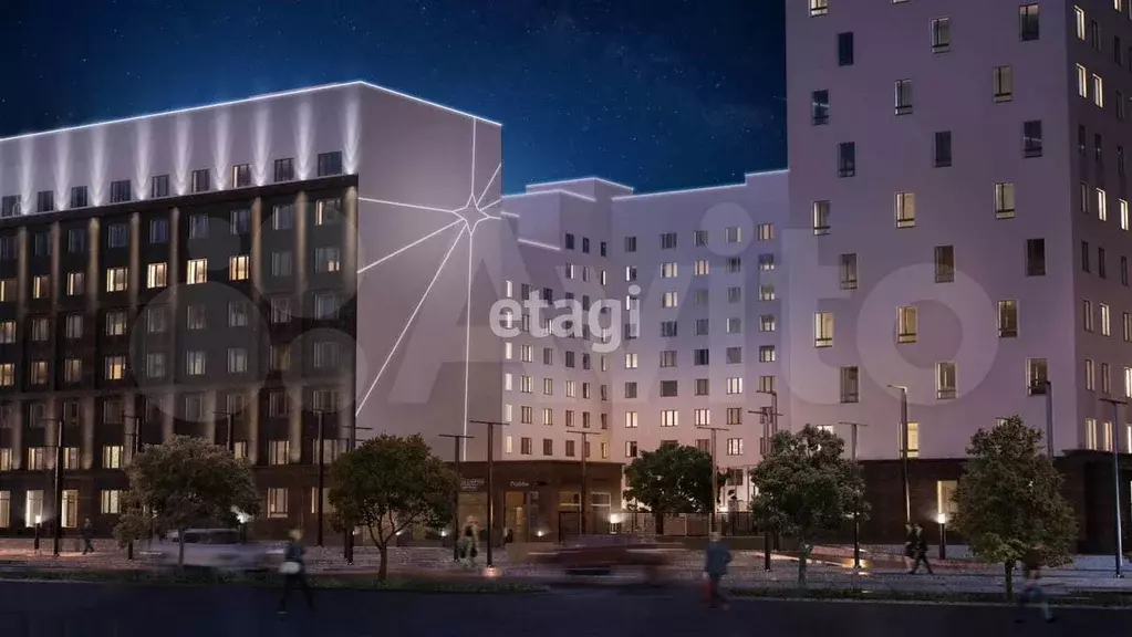 Квартира-студия, 30,9 м, 6/8 эт. - Фото 1