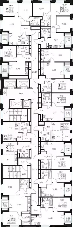 2-к кв. Нижегородская область, Нижний Новгород Глоракс Левобережный ... - Фото 1
