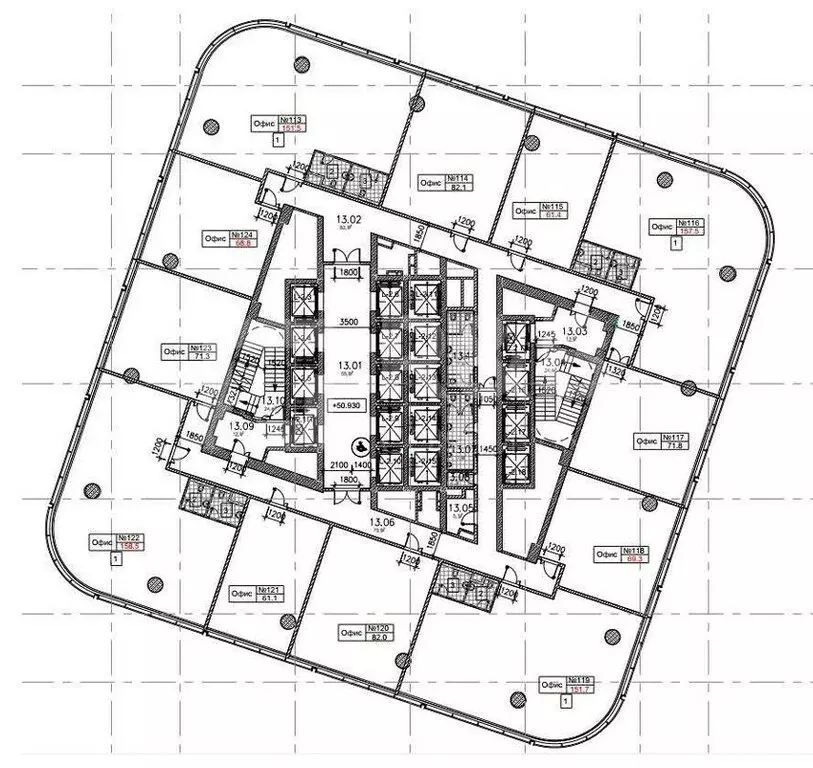 Офис (158.5 м) - Фото 1