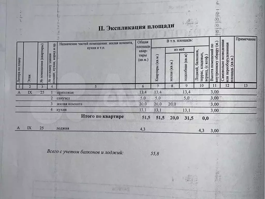 1-к. квартира, 51,5 м, 9/9 эт. - Фото 1