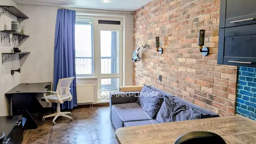 Студия Санкт-Петербург ул. Парфеновская, 9к1 (27.9 м) - Фото 1