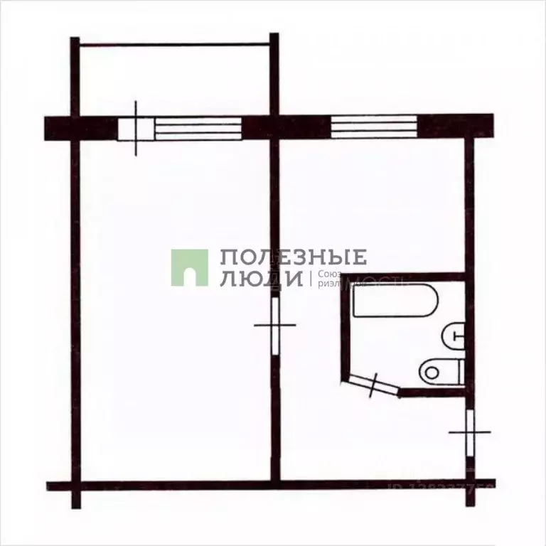 1-к кв. Крым, Евпатория ул. Фрунзе, 57 (34.3 м) - Фото 2
