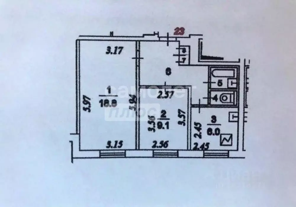 2-к кв. Москва Перекопская ул., 22 (45.0 м) - Фото 1