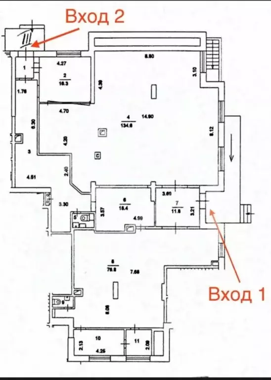 Помещение свободного назначения в Москва 2-я Филевская ул., 8 (307 м) - Фото 1